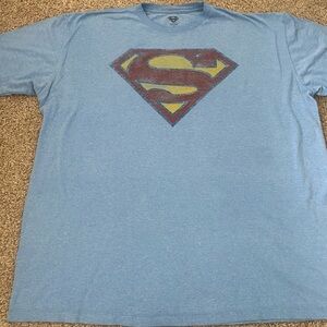 DC Comics Blue Superman Short Sleeve Tee